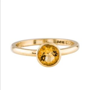 🌟SOLD🌟14kt solid yellow gold citrine ring